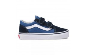 VANS Old Skool - Navy/True White - Chaussures de skate Enfants