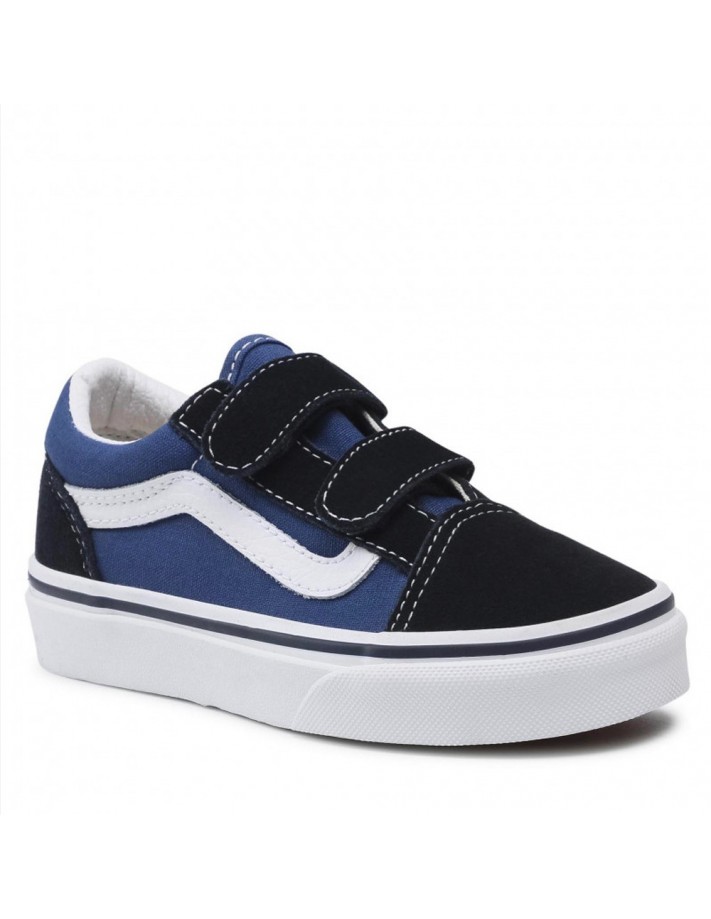 VANS Old Skool V - Navy/True White - Kids Skate shoes