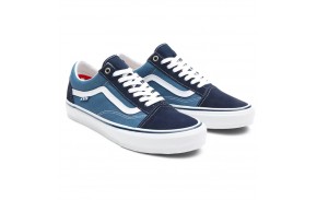 VANS Old Skool Pro - Navy/White - Skate shoes