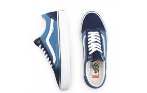 VANS Old Skool Pro - Navy/White - Skate shoes