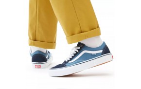 VANS Old Skool Pro - Navy/White - Skate shoes