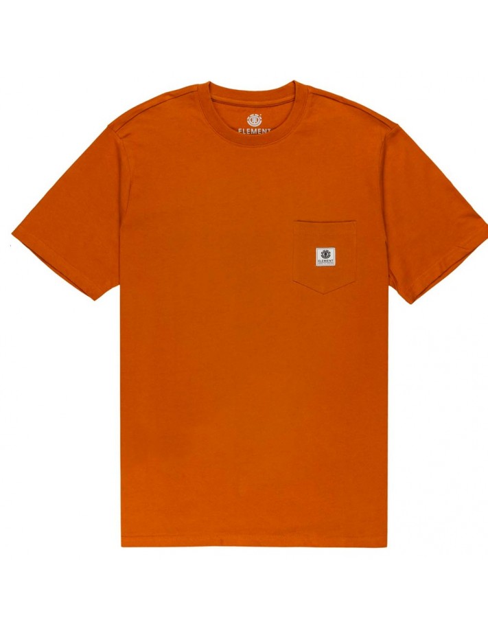 ELEMENT Basic Pocket Label - Mocha Bisque - T-shirt