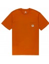 ELEMENT Basic Pocket Label - Mocha Bisque - T-shirt