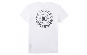 DC SHOES Old Circle - Blanc - T-shirt de dos