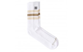 DC SHOES stripe Crew (2 Pack) - Ivy Green - Chaussettes