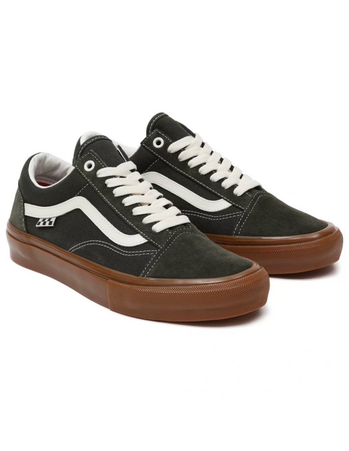 Vans Skate Old Skool Black, White & Gum Skate Shoes