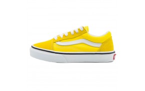 VANS Old Skool - Blazing Yellow/True White - Chaussures de skate Enfants