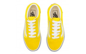 VANS Old Skool - Blazing Yellow/True White - Chaussures de skate Enfants