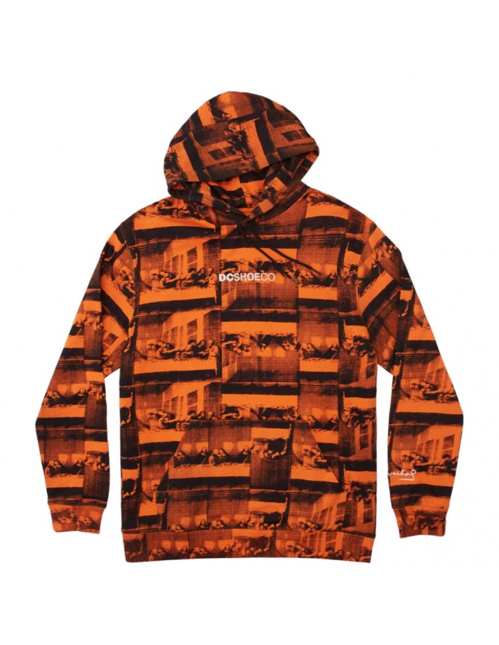 DC SHOES The Last Supper - Orange - Sweat à capuche