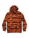DC SHOES The Last Supper - Orange - Sweatshirt mit Kapuze