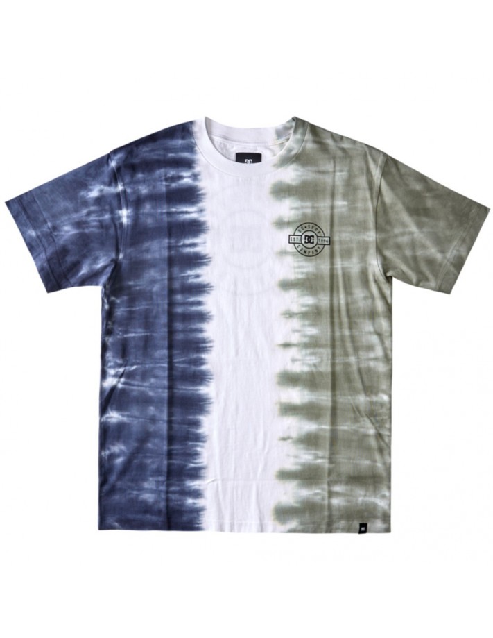 DC SHOES Half And Half - Navy Tie Dye - T-shirt