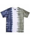 DC SHOES Half And Half - Navy Tie Dye - Camiseta