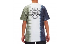 DC SHOES Half And Half - Navy Tie Dye - T-shirt vue de dos