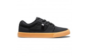DC SHOES Tonik TX -  Black/Pirate Black - Skateboard Shoes from the side