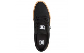 DC SHOES Tonik TX -  Black/Pirate Black - Skateboard Shoes top view