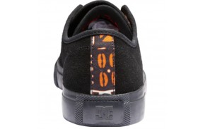 DC SHOES Manual RTS - Noir - Chaussures de skate vue de dos