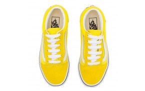 VANS Old Skool - Blazing Yellow/True White - Kids Skate shoes