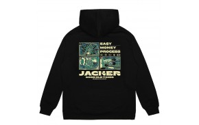 JACKER Easy Money - Noir - Sweat à capuche - vue de dos