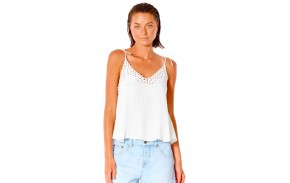 RIP CURL Lunar Cami - White - Top Tank - front view