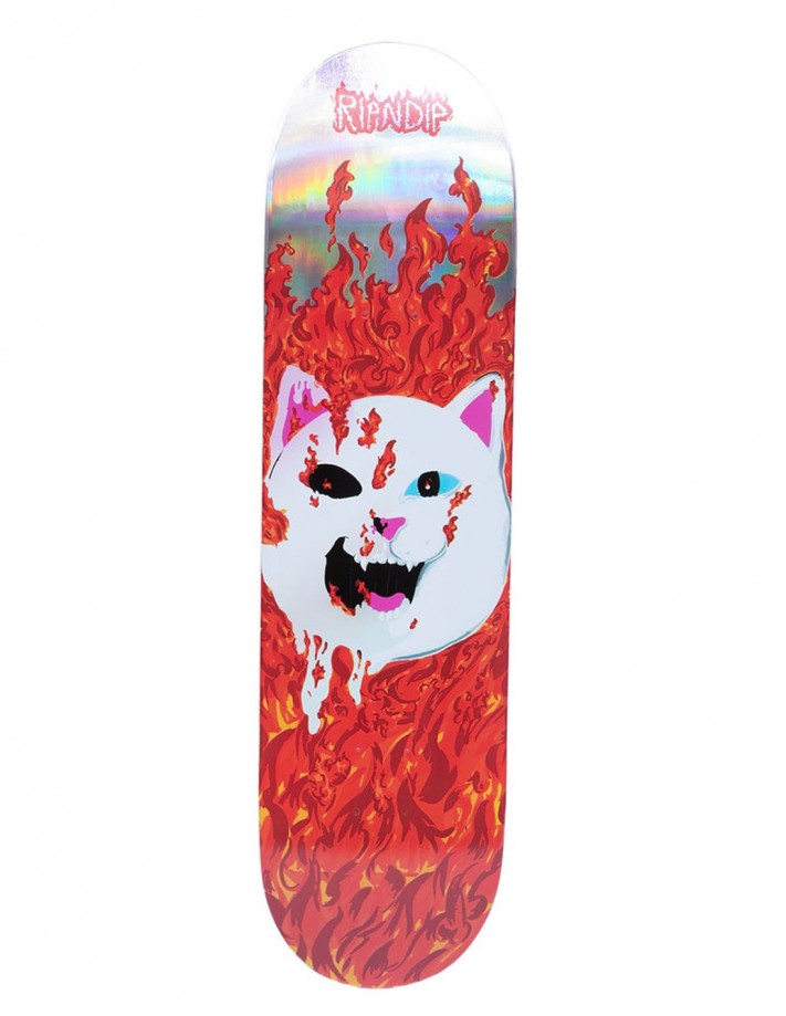 RIPNDIP Alien In Heck Board 8.0" Red - Skateboard Deck