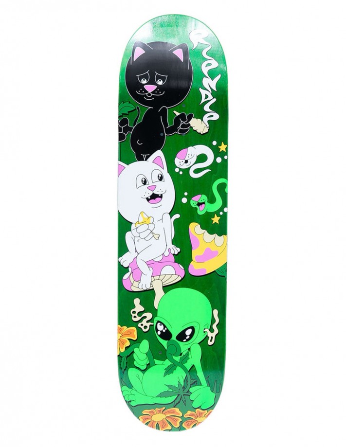 RIPNDIP Friday Jr 8.25" Green - Plateau de Skateboard - dessous