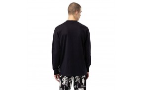 DICKIES Mount Vista - Black - Long sleeves T-shirt - back view