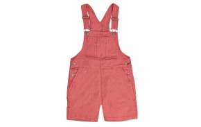 DICKIES Duck Canvas Bib Short - Rose - Combinaison short