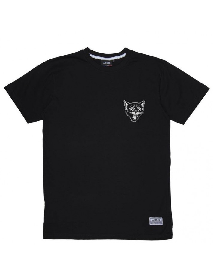 JACKER Black Cats - Black - T-shirt - front view