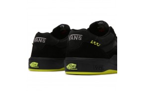 VANS Wayvee - Black/Sulphur - Skate shoes - back view