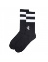 SANTA CRUZ Mini Mono Hand Twin Stripe - Nero - Calzini