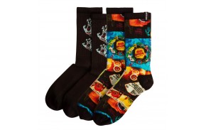 SANTA CRUZ Adverts (2 Pack) - Multi - Chaussettes