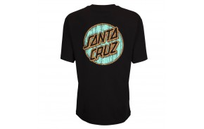 SANTA CRUZ Tiki Dot - Black - T-shirt - back view