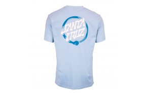 SANTA CRUZ Mako Dot - Iris Blue - T-shirt - back view