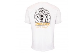 SANTA CRUZ Forge Hand - White - T-shirt - back view