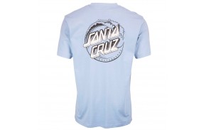 SANTA CRUZ Stipple Wave Dot - Iris Blue - T-shirt - vue de dos