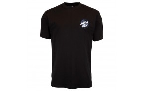 SANTA CRUZ Stipple Wave Dot - Black - T-shirt - front