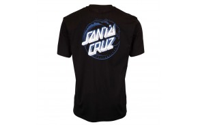 SANTA CRUZ Stipple Wave Dot - Black - T-shirt - back