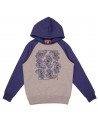 SANTA CRUZ Youth Crowd Hand Hood - Azul marino/Gris pluma - Sudadera con capucha