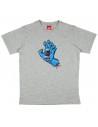 SANTA CRUZ Youth Screaming Hand - Gris brezo - Camiseta