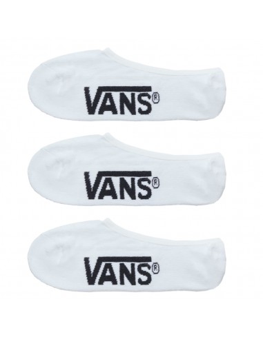 VANS Classic Super No Show - White - Pack of 3 Socks