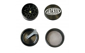 Jacker Grinder 40mm Logo - Noir (weed)