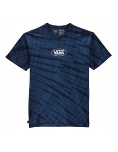 VANS Off The Wall Classic Oval - Bleu Marine - T-shirt - vue de face