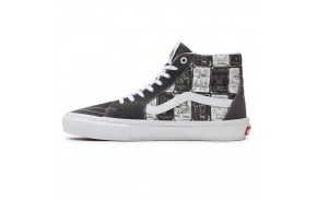 VANS SK8-Hi Daniel Johnston - Black/White - Skate shoes - side view