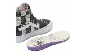 VANS SK8-Hi Daniel Johnston - Black/White - Skate shoes insole