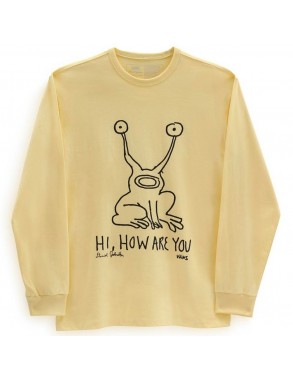 VANS x Daniel Johnston OTW  - Banana - Long sleeve t-shirt - view from the front