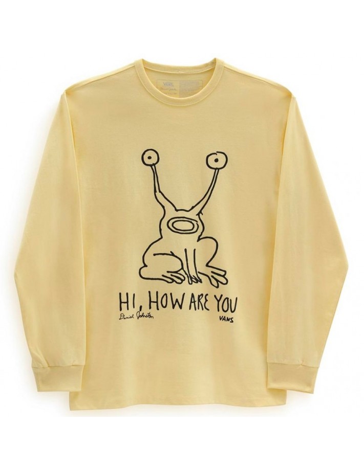 VANS x Daniel Johnston OTW  - Banana - Long sleeve t-shirt - view from the front