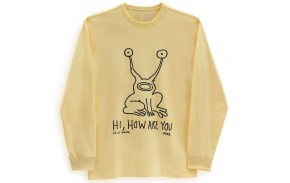 VANS x Daniel Johnston OTW  - Banana - Long sleeve t-shirt - view from the front