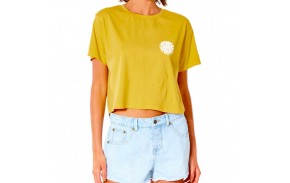 RIP CURL Wettie Icon II - Gold - T-shirt - front view