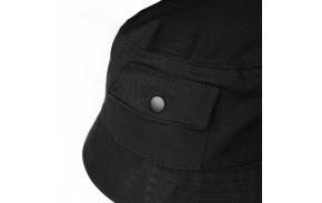 JACKER Pocket Bucket - Black - Bucket Hat - pocket zoom