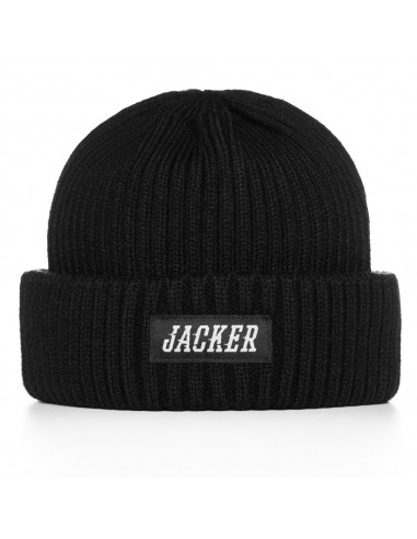 JACKER Team Short - Noir - Bonnet - vue de face